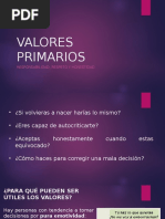 VALORES PRIMARIOS-etica