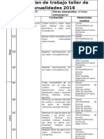 Planificacion Manualidades 2017