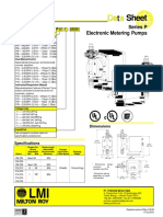 Dosing Pump Milton Roy P Series PDF