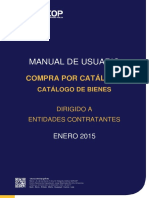 Manual SOCE - Catálogo de Bienes - Entidades Contratantes