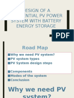 Design of A Residential PV Power System