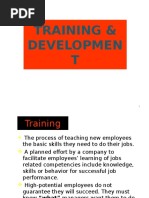 Chapter 11 - Training & Development