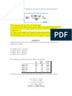 Ejemplo para Calculo de Bandeja