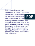 Marketing Strategies of Olper's.....