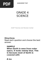 Grade 4 Science: ASAP Tutorial and Review Center