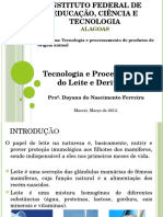 Aula 7 - Tecnologia e Processamento Do Leite e Derivados