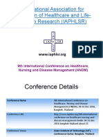 International Association For Promotion of Healthcare and Life-Science Research (IAPHLSR)