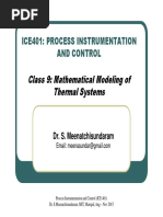 Class 9 - Mathematical Modeling of Thermal Systems