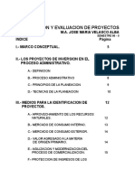 Formulacion y Evaluacion de Proyectos de Inversion