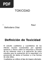 Clase 4 Toxicidad