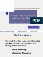 The Price System, Demand and Supply, and Elasticity