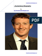 Mark Zuckerberg Biography PDF