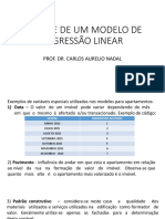 Aula 12 - Analise de Um Modelo de Regressão Linear Sisdea