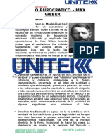 Max Weber - Teoria de La Burocracia