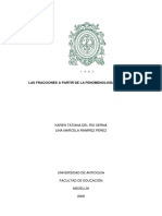 Las Fracciones A Partir de A Fenomenologia Didactica PDF