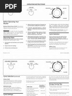 WHITE-WESTINGHOUSE Residential Washers Manual