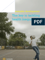 Sustainable Development - The Key To Tackling Health Inequalities