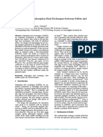 Heat Transfer in Adsorption Heat Exchangers Between Pellets and Fins