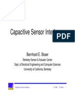 Capacitive Sensor Interfaces: Bernhard E. Boser