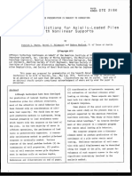 Computer Pred I CT Ions For Axiaiiy-Loaded Piies With Non I Near Supports