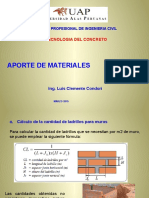 Aporte de Materiales