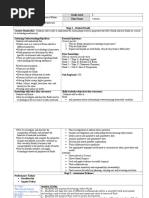 Ubd Unit Plan