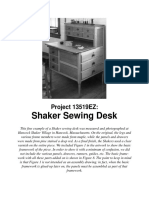 Shaker Sewing Table