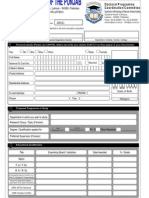 Admission Form DPCC 2007