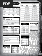 Earthdawn Charts & Tables 3e PDF