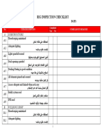 Rigs Inspection Checklist