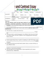 Compare and Contrast Essay Intro