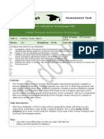 Assessment Task Industry Study Industrial Technology HSC