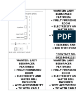 Map With Wanted Sign