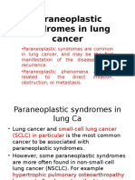 Paraneoplastic Syndromes in Lung Cancer