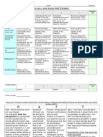 Greece and Rome Raft Rubric