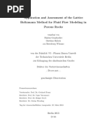 PALABOS 3D Boltzmann Method For Fluid Flow Modeling Porous Rocks