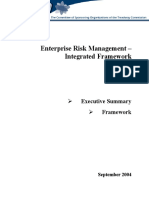 ERM COSO Executive Summary Framework PDF