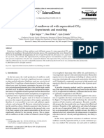 Extraction of Sunflower Oil With Supercritical CO2