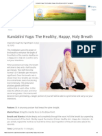 Kundalini Yoga - The Healthy, Happy, Holy Breath - Kundalini