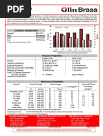 Olin Brass Copper Alloy C260 Data Sheet