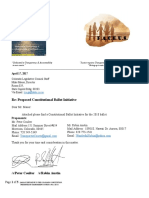 Amendment To The Colorado Constitution Submitted by Transparent Courts and F.A.C.E.U.S.