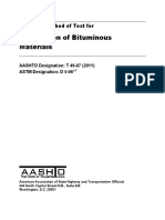 Penetration of Bituminous Materials: Standard Method of Test For