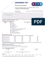 Postal Application Form - Hse Test