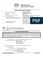 Roclean P111: Safety Data Sheet Safety Data Sheet