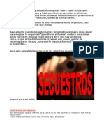 Manual de Seguridad Ciudadana (Anti Robo Secuestro o Abuso Físico - Sexual)