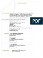 Sandipsakhiya: Curriculum Vitae