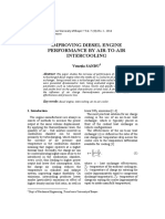 Improving Diesel Engine Performance by Air-To-Air Intercooling