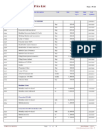 Price List: Jadual Kadar Sewa Loji 2003