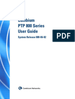 Cambium PTP 800 Series 06-02 User Guide