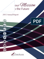 Annual Report 2015 - Living Our Mission - Pathway To The Future